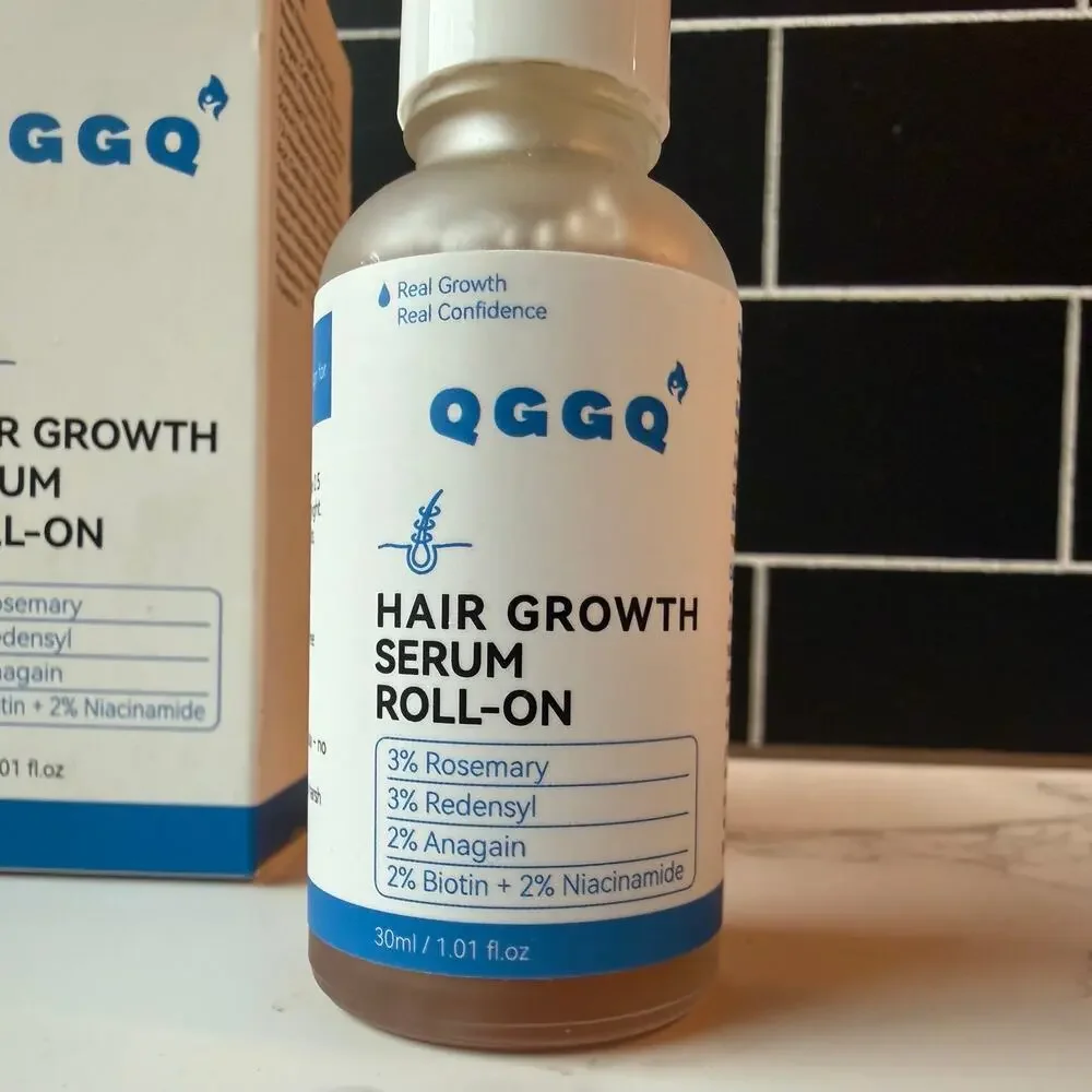 QGGQ Hair Growth Serum Roll-On Open Box